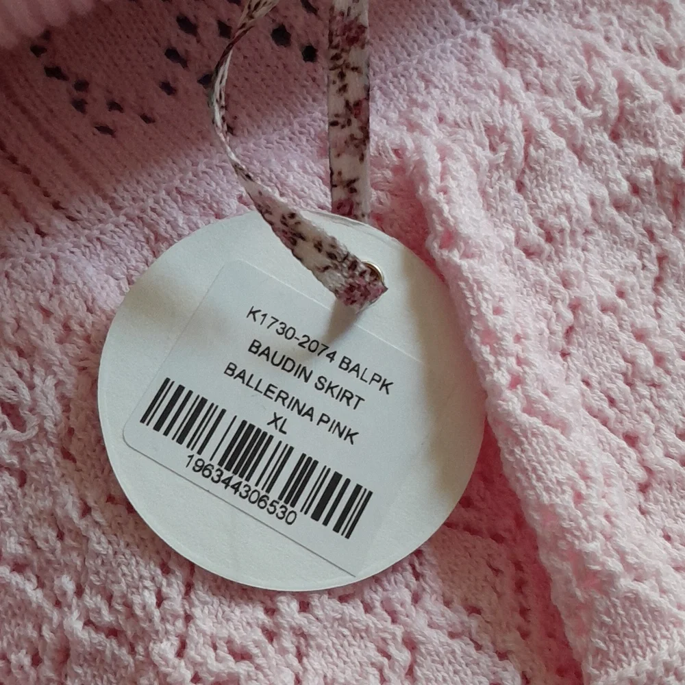 NEW LOVESHACKFANCY  Baudin Mini Skirt In Ballerina Pink Size XL - Picture 11 of 13